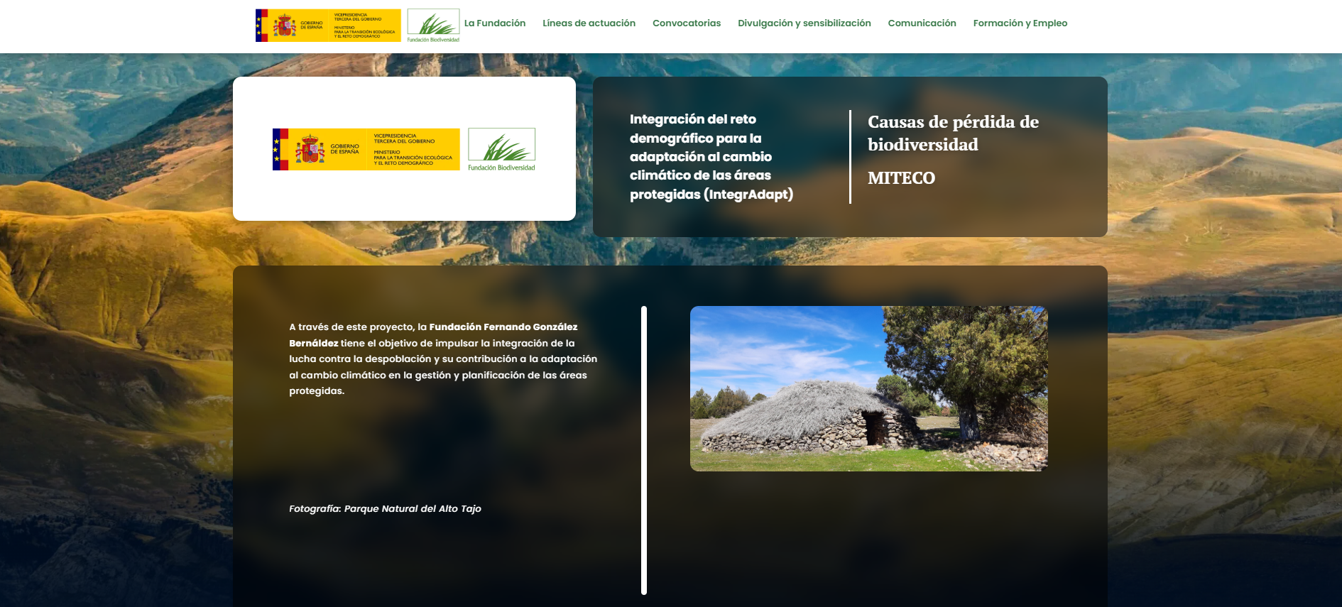 Integración del reto demográfico para la adaptación al cambio climático de las áreas protegidas (IntegrAdapt)