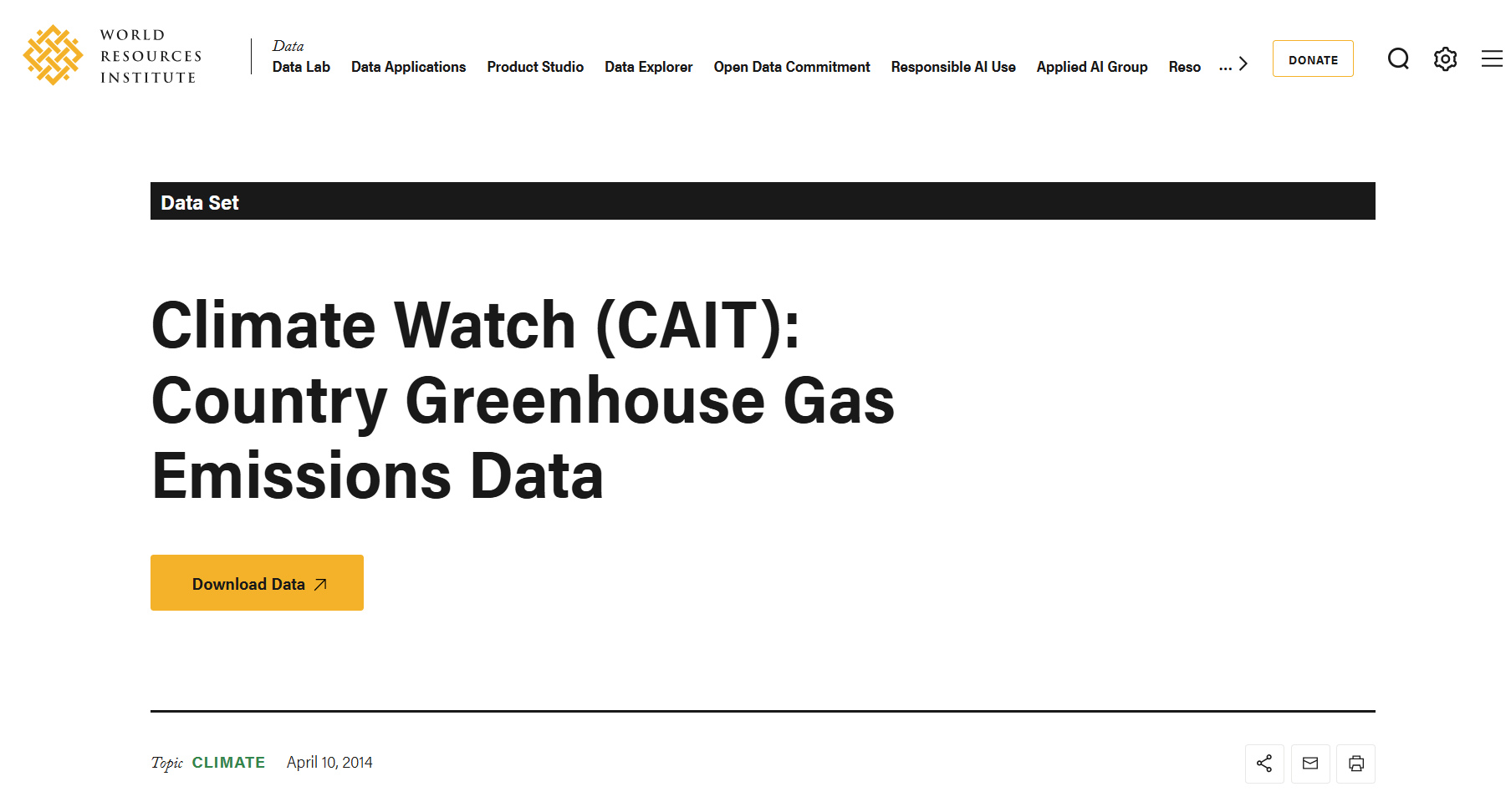 Emisiones Mundiales de GEI en 2016 (por sectores, actividad y tipo de gas)