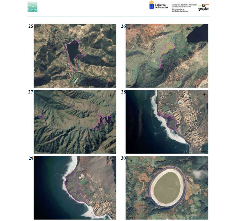 Inventario de humedales de importancia presentes en Canarias